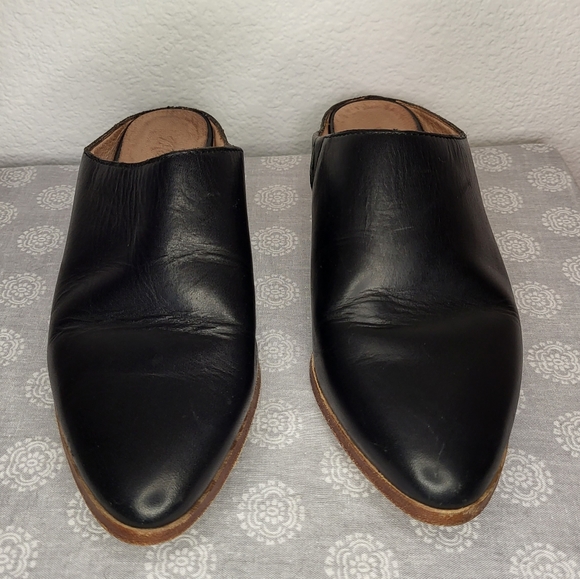 Madewell Barlow Leather Almond Toe Mule size 6 - Picture 2 of 6